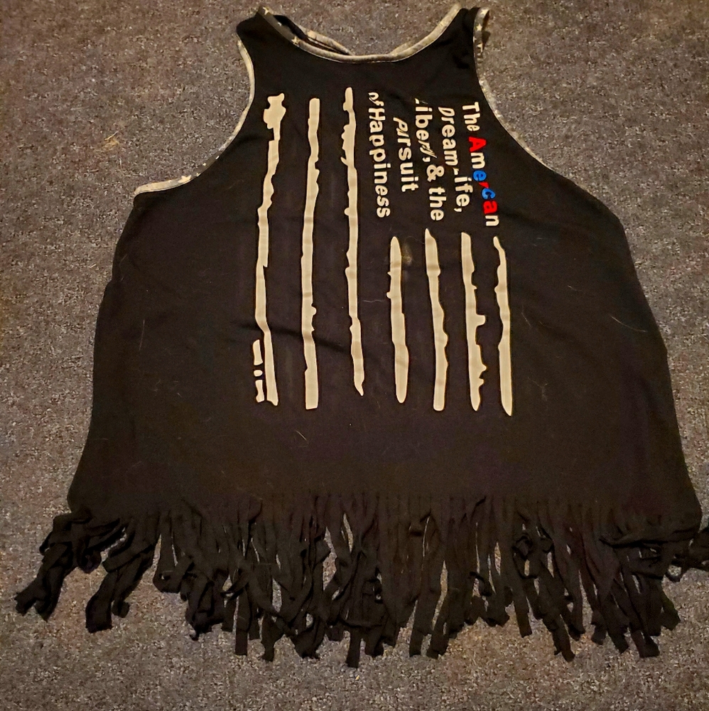 American Flag Patriotic Tank
